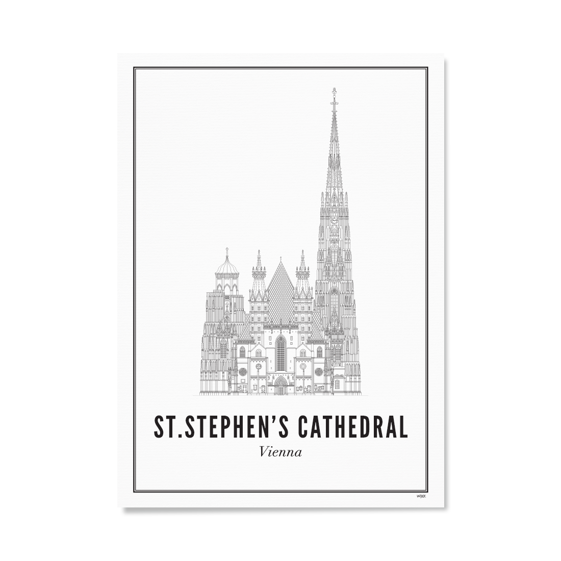 Poster von Wien - Stephansdom | WIJCK.